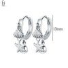 Silver Needle Vintage Shell Pendant Hoop Earrings Women's Pearl Conch Gold Earrings Jewelry Gifts - Image 25