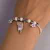 Cartoon Enamel Animal Cat Flower Bracelet for Women Men Charm Pet Pendant Strap Rope Bracelets Handmade Friendship Jewelry - Image 14