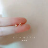 Korean Minimalism Gold Color Small Leaf Butterfly Stud Earrings for Women Daily Wear Ear Girls Pierc Gifts - Image 7