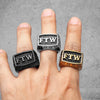 Ftw Middle Finger Men Rings Stainless Steel Punk Vintage Cool Stuff Jewelry Accessories For Women Gift - Image 2