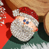 Crystal Christmas Rhinestone Brooches, Santa Reindeer Xmas Lapel Pins, Holiday Clothing Backpack Decor, Festive Jewelry Gifts - Image 18