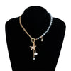 Imitation Pearl Bead Choker with Starfish Pendant - Image 12