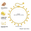 Bohemia Beads Pendant Anklets for Women, Gold Color Adjustable Think Link Chain Ankle Bracelet, Jewelry On Foot - Image 6