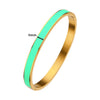 G&D Colorful Orange Enamel Bangles Bracelets for Women Party Gift Bangles Stainless Steel Jewelry - Image 19