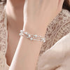 Silver Lucky Bead Bracelets Woman Elegant Multi-layer Adjustable Ball Bracelet Party Jewelry Gifts - Image 1
