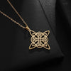 Retro Celtic Knot Pattern Disc Cross Pendant Necklace for Men Gothic Punk Street Jewelry Gift - Image 35