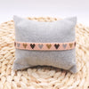 Adjustable Multicolor Heart Bead Bracelet with Woven Pattern - Image 71