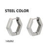 1 Pair Punk Stainless Steel Triangle Earrings Women Men Ear Piercing Geometric Stud Earrings Push-Back Clip Unisex Party Jewelry - Image 26