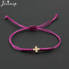 Colorful Woven Rope String Bracelet Boho Cross Charm Bracelets for Women Girls Handmade Jewelry Lucky Gift - Image 14