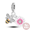Silver Charm Beads Glowing Luminous Firefly Butterfly Pendant for Bracelet Charm Jewelry - Image 26