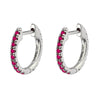 Crmya Gold Plated Drop Hoop Earrings For Women Piercing Purple CZ Zircon Women's Dangle Earrings Jewelry - Image 29