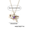 316L Stainless Steel Colorful Zircon Flower Star Pendant Necklace for Women Personality Special Jewelry Gifts - Image 11