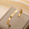 Hebrew Bracelet Star of David Chai Shema Engraved Cuff Bangle Adjustable Stainless Steel Jewelry - Image 8