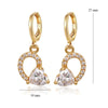 Gold Plated Zircon Hoop Earrings for Women Jewelry XP - Image 8