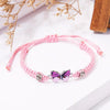 Woven Butterfly Flower Cord Bracelet with Adjustable Length - Image 20