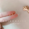Korean Minimalism Gold Color Small Leaf Butterfly Stud Earrings for Women Daily Wear Ear Girls Pierc Gifts - Image 3