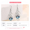 Silver Crystal Long Dangle Earrings For Women Wedding Accessories Party Jewelry Gifts - Image 4