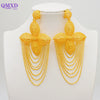 Bohemia Long Tassels Earrings African Dubai Gold Color Drop Earrings For Women Pendant Stud Earrings Wedding Jewellery Gifts - Image 1