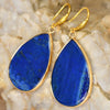 Stone Water Drop Dangle Earrings Bohemian Women's Delicate Banquet Party Holiday Handmade Jewelry - Image 6