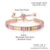 Adjustable Multicolor Tennis Bracelet with Colorful Stone Accents - Image 25