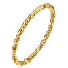 Stainless Steel Bamboo Cuff Bracelets Bangles for Woman Gold Color Wedding Female Jewelry Gifts - Image 17