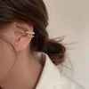 Zircon Double-layer Ear Cuff No Piercing Earring Punk Unique Metal Geometric Ear Clip for Women Jewelry - Image 13