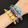 Lucky Cube Shape Evil Eye Personality Bracelet For Women Female Hip-Hop Style Adjustable Jewelry Accessories Gifts - Image 3