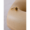 Stone Stainless Steel Oval Thin Chic Ring Women Pvd Plated Jewelry Accessories Gift - Image 4