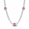 Silver Four-Leaf Clover Butterfly Star Moon Heart Key Necklace For Women Jewelry Valentine's Day Gift - Image 5