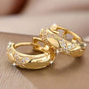 1Pair Crystal Heart Tragus Hoop Earring For Women Girls Huggie Earring For Cartilage Helix Piercing Jewelry Lobe Hoops - Image 3