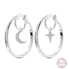 Silver Sweetheart Bow Earrings Round Donut Zircon Crab Ocean Earrings for Women Girls Jewelry - Image 41