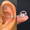 Cubic Zirconia Ear Cuff Clip On No Piercing Wrap Earring - Image 26