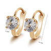 Gold Plated Zircon Hoop Earrings for Women Jewelry XP - Image 19