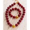 Multi-color Resin Round Beads Chain Statement Necklace Bracelet Stainless Steel Handmade Daily Jewelry Gift - Image 2