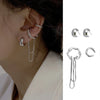 Star Butterfly Clip Earrings Female Crystal Tassel Ear Clip Earring Sparkling Zircon Ear Cuff Jewelry accessories - Image 8