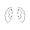 Silver Multi-layer Ear Ring Jewelry Versatile Hoop Earrings For Women Jewelry Birthday Party Gift - Image 12
