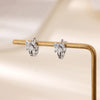 Elegant Zircon Bow Earrings For Women Stainless Steel Gold Color Bowknot Earrings Wedding Jewelry Gift - Image 3