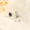 Korean Silver Needle Tragus Piercing Helix Studs Earrings for Women 2Pcs Butterfly Heart Ear Piercing Body Jewelry - Image 12
