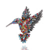 Hummingbird Brooches For Women Vintage Crystal Metal Animal Pins - Image 10