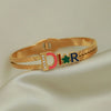 Classic 316L Stainless Steel Letter D Bangles for Women Jewelry Star Bracelets Party Gifts - Image 2