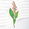 Multi-Style Floral Brooches, Enamel Rhinestone Flower Lapel Pins for Women - Image 26