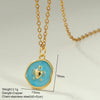 Bohemian Enamel Moon Star Necklace For Women Cute Shell Heart Collars Stainless Steel Long Chain Choker Summer Beach Jewelry - Image 10