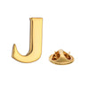 Quality Brass Initial A to Z 26 Letters Pin English Symbol Design Men's Suit Collar Lapel Brooch Pin - Image 17