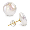 Woman Pearl Earrings Freshwater Cultured Button Pearls,Coin Pearls, Silver Pearl Earrings for Women Girls Gift - Image 8
