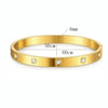 Stackable Gold Bracelets Bangles for Women Girls Gold Plated Cubic Zirconia Tennis Bracelet Stainless Steel Jewelry Gifts - Image 16