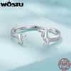Silver Cute Dachshund Dog Adjustable Rings for Women Open Animal Ring Family Jewelry Gift - Image 5