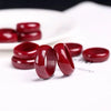 Red Cinnabar 6-12 Size Ring Jade Round Hand Weaving Jewellery Man Woman Luck Amulet Exorcise Evil Spirits - Image 1