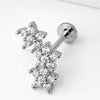 1PC 316 Stainless Steel Earrings Snake Flower Moon CZ Flat Rook Lobe Cartilage Snug Helix Conch Tragus Labret Piercing 18G - Image 13