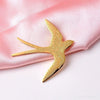 Stainless Steel Swallow Brooch Unisex Niche Literary Minimalist Pin Accessory Daily Wear Gifts - Image 5
