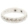Gothic Punk Star Spikes Rivet Skull Studded Bracelet Black White Pu Leather Bracelets for Men Women Jewelry Accessories - Image 9